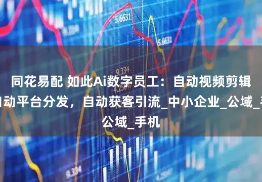同花易配 如此Ai数字员工：自动视频剪辑，自动平台分发，自动获客引流_中小企业_公域_手机
